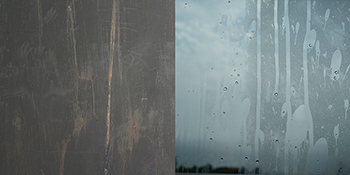 view French Riviera abstract photography window and rain details